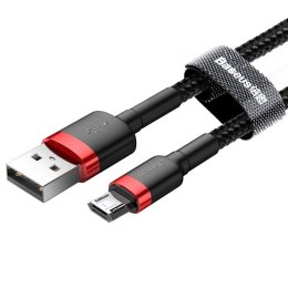 Kabel USB do Micro USB Baseus Cafule 1.5A 2m (czerwono-czarny)