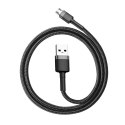 Kabel USB do Micro USB Baseus Cafule 2.4A 0,5m (szaro-czarny)