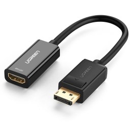 Adapter, kabel DisplayPort (męski) - HDMI (żeński) UGREEN MM137, FullHD (czarny)