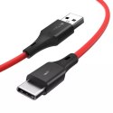 Kabel USB do USB-C BlitzWolf BW-TC15 3A 1,8m (czerwony)