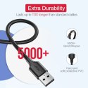 Kabel USB do Micro USB UGREEN QC 3.0 2.4A 0.25m (czarny)