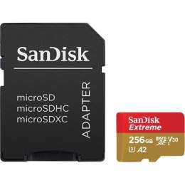 Karta pamięci SanDisk microSDXC 256GB Drony / GoPro (klasa A2) (SDSQXA1-256G-GN6MA)