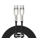 Kabel USB-C do USB-C Baseus Cafule, 100W, 2m (czarny)