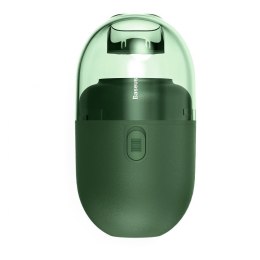 Bezprzewodowy mini odkurzacz biurkowy Baseus Capsule C2, 700Pa, bateryjny 2xAA (zielony)