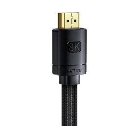 Kabel HDMI 2.1 Baseus High Definition Series, 8K 60Hz, 3D, HDR, 48Gbps, 2m (czarny)