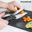Nóż Nożyczki kuchenne do krojenia warzyw i owoców, z mini deską