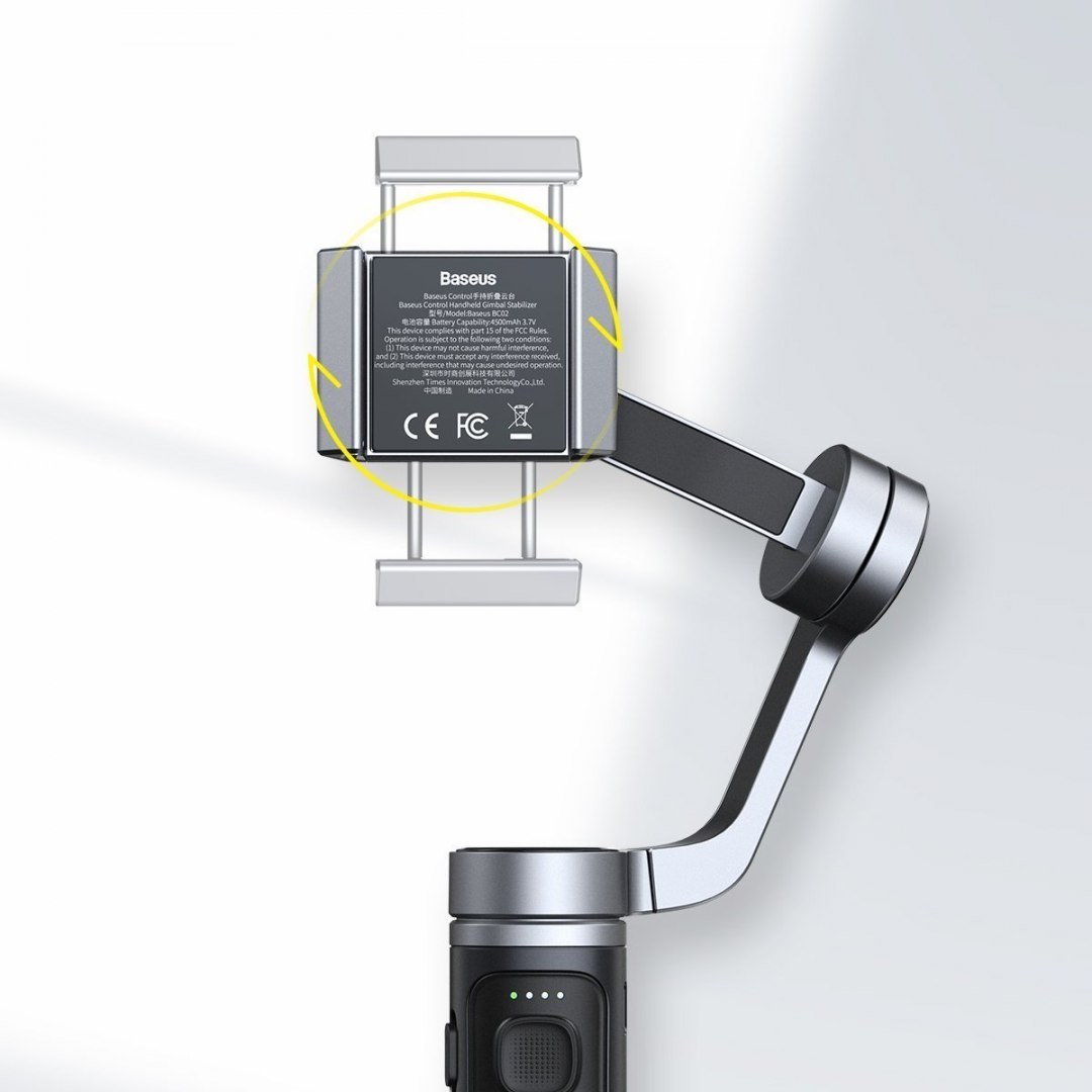 Ręczny stabilizator / gimbal Baseus do smartfonów (szary)