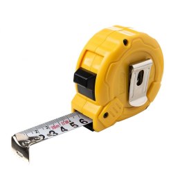 Miara zwijana Deli Tools EDL9075B, 7,5m/25mm (żółta)