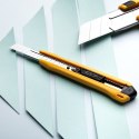 Nożyk z łamanym ostrzem Deli Tools EDL009B, SK4, 9mm (żółty)