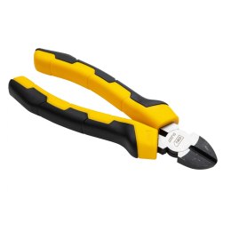Szczypce tnące boczne Deli Tools EDL2207, 7" (żółte)