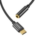 Adapter audio Baseus L54 USB-C + mini jack 3,5mm (czarny)