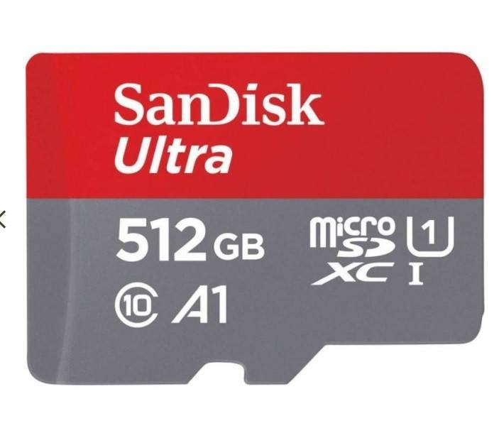 Karta pamięci SanDisk Ultra Android microSDXC 512GB 120MB/s A1 Cl.10 UHS-I (SDSQUA4-512G-GN6MA)