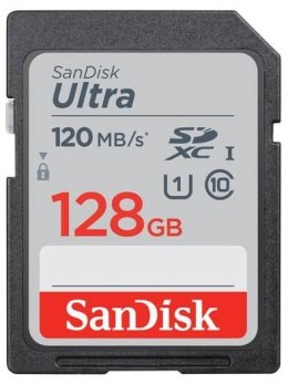 Karta pamięci SanDisk Ultra SDXC 128GB 120 MB/s UHS-I (SDSDUN4-128G-GN6IN)