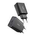 Ładowarka sieciowa Baseus Speed Mini Quick Charger, USB-C, PD, 3A, 20W (czarna)