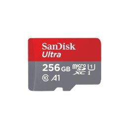 Karta pamięci SanDisk Ultra Android microSDXC 256GB 120MB/s A1 Cl.10 UHS-I (SDSQUA4-256G-GN6MA)