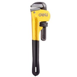 Klucz do rur Deli Tools EDL2510, 10" (zółty)