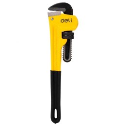 Klucz do rur Deli Tools EDL2514, 14" (zółty)