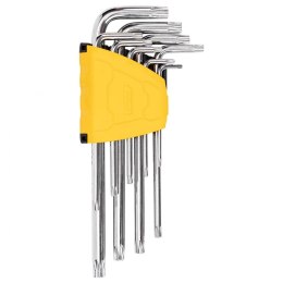 Zestaw kluczy imbusowych Torx Deli Tools EDL3091, 1.5-10mm (srebrny)