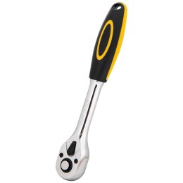 Grzechotka Deli Tools EDL2421, 3/8'' (żółta)
