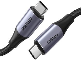 Kabel USB-C 3.1 Gen.2 UGREEN US355, PD 3.1, 5A, 100W, 4K, 10Gbps, 1m (czarny)