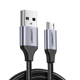 Kabel micro USB UGREEN QC 3.0 2.4A 0.5m (czarny)