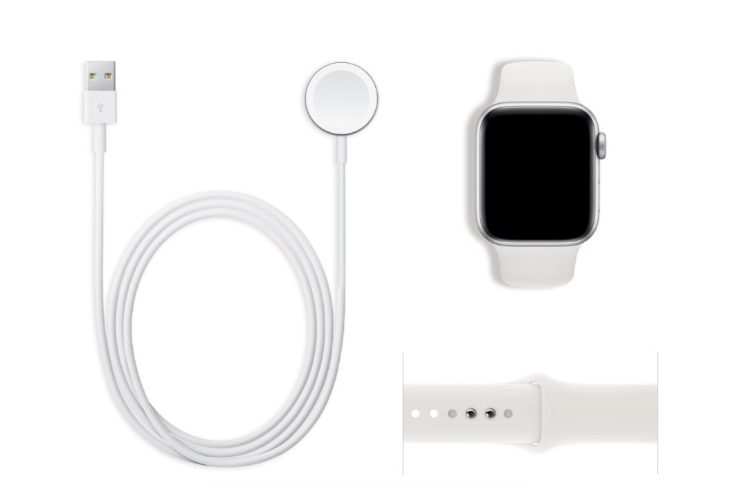 Renewd Apple Watch 3 srebrny / biały 42mm
