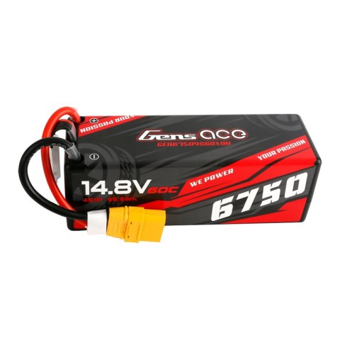 Akumulator Gens Ace 6750mAh 14.8V 60C 4S1P Hard Case