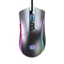 Mysz gamingowa Inphic PW6 RGB 1200-4800 DPI (szara)