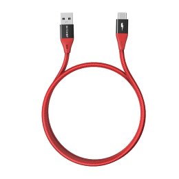 Kabel USB do USB-C BlitzWolf BW-TC22 3A, 20W, 0.9m (czerwony)