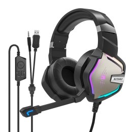 Słuchawki gamingowe BlitzWolf BW-GH1 Pro, AUX, USB 5.1 (czarne)
