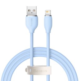 Kabel USB do Lightning Baseus Jelly, 2.4A, 1,2m (niebieski)
