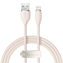 Kabel USB do Lightning Baseus Jelly, 2.4A, 1,2m (różowy)