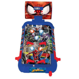 Elektroniczny pinball z podświetleniem i efektami dźwiękowymi Spider-Man