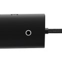 Hub 4w1 Baseus Lite Series USB do 4x USB 3.0 1m (czarny)