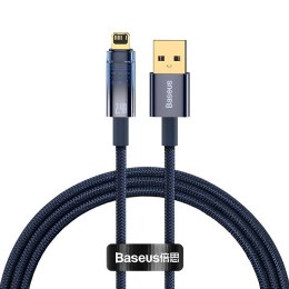 Kabel USB do Lightning Baseus Explorer, 2.4A, 1m (niebieski)