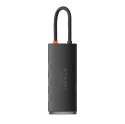 Hub 5w1 Baseus Lite Series USB-C do 3x USB 3.0 + USB-C + HDMI (czarny)