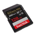 Karta pamięci SANDISK EXTREME PRO SDXC 128GB 200/90 MB/s UHS-I U3 (SDSDXXD-128G-GN4IN)