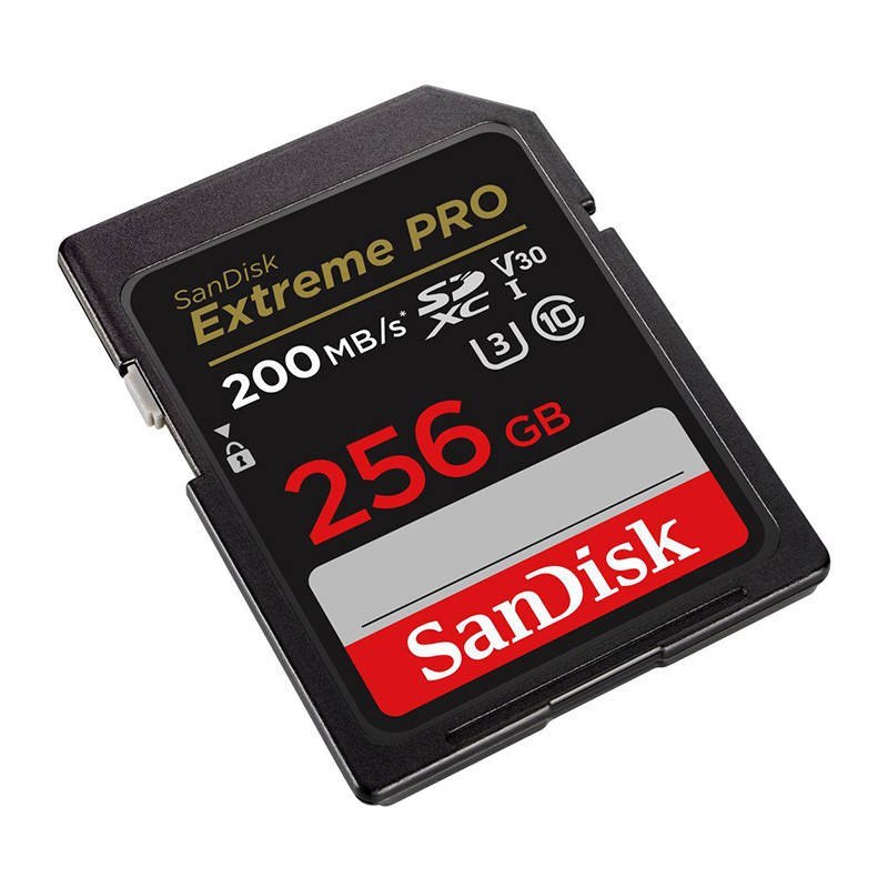 Karta pamięci SANDISK EXTREME PRO SDXC 256GB 200/140 MB/s UHS-I U3 (SDSDXXD-256G-GN4IN)