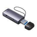 Czytnik kart pamięci Baseus Lite Series SD/TF, USB (szary)