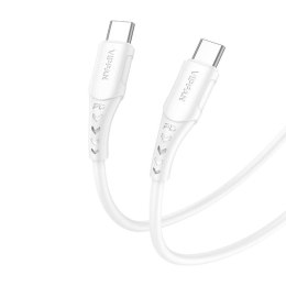 Kabel USB-C do USB-C Vipfan P05, 60W, PD, 2m (biały)