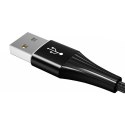 Kabel USB Vipfan X16 3w1 USB-C / Lightning / Micro 3.5A 1.5m (czarny)