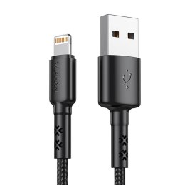 Kabel USB do Lightning Vipfan X02, 3A, 1.2m (czarny)