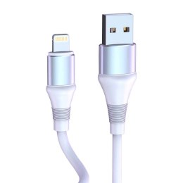 Kabel USB do Lightning Vipfan Colorful X09, 3A, 1.2m (biały)
