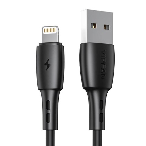 Kabel USB do Lightning Vipfan Racing X05, 3A, 2m (czarny)