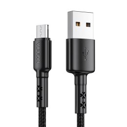 Kabel USB do Micro USB Vipfan X02, 3A, 1.2m (czarny)