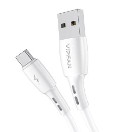 Kabel USB do USB-C Vipfan Racing X05, 3A, 2m (biały)