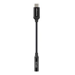 Adapter audio USB-C na mini jack 3.5mm Nillkin Hi-Fi Decode (czarny)