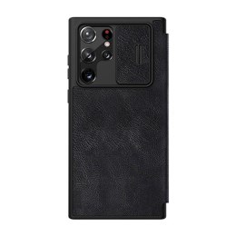 Etui Nillkin Qin Leather Pro do SAMSUNG S22 Ultra (czarne)