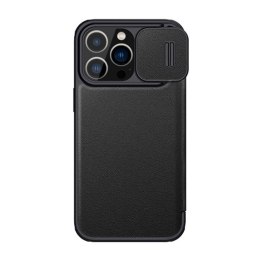 Etui skórzane Nillkin Qin Pro Leather Case do iPhone 14 Pro Max (czarne)
