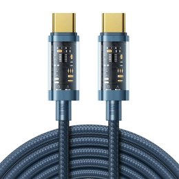 Kabel USB-C do USB-C Joyroom S-CC100A12 100W 1.2m (niebieski)